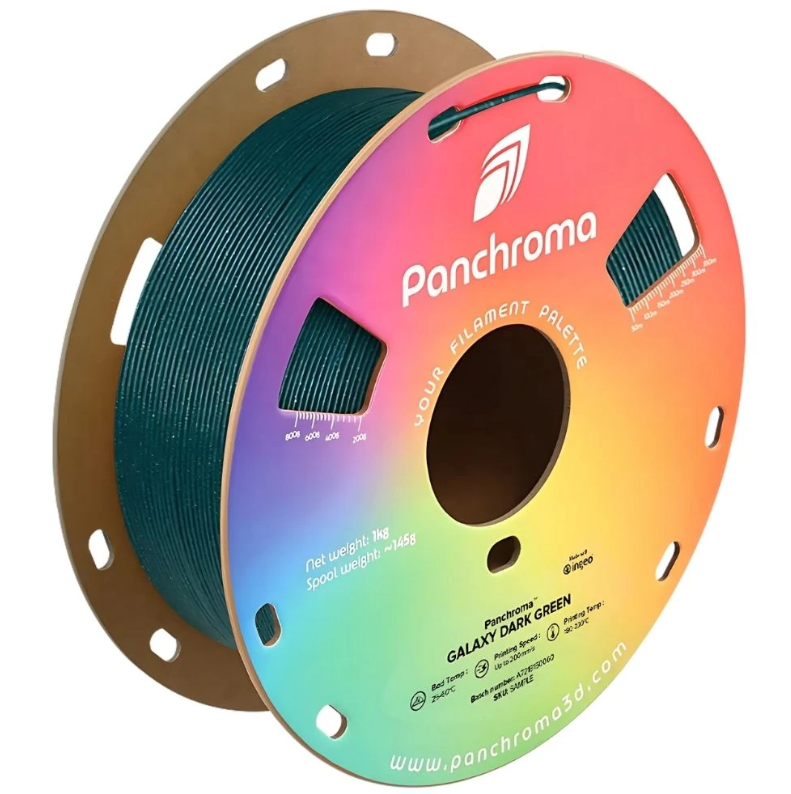 Polymaker Panchroma Galaxy PLA Filament Yeşil
