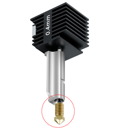Bambu Lab A1 Hotend Uyumlu Pirinç Nozzle