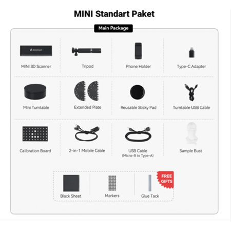 Revopoint MINI Standard 3D Tarayıcı