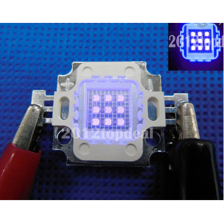 UV LED 10W 390nm - 410nm Kürleme Ledi
