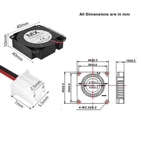 40x40 BLower Fan Ender 3