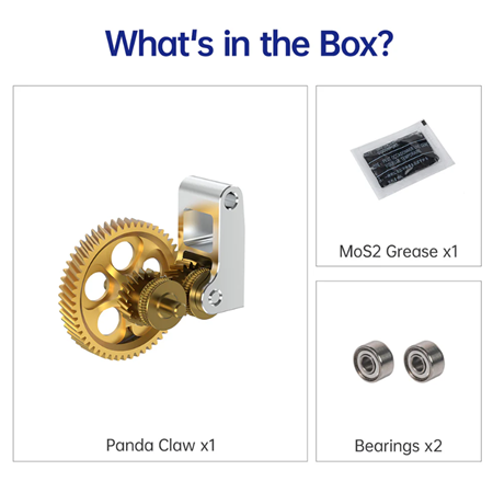 BIQU Panda Claw  Bambulab P1 / X1 Upgrade Extruder Dişlisi