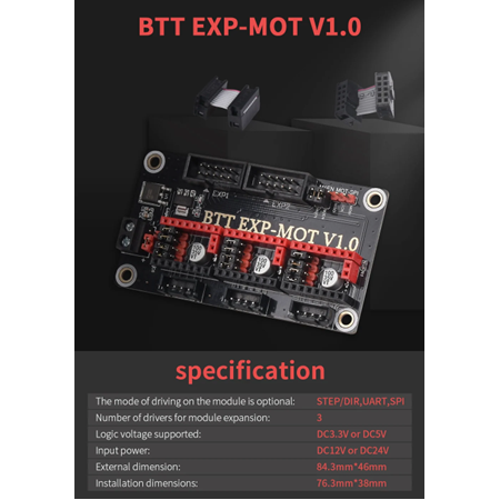 BTT EXP-MOT Motor Genişletme Modülü