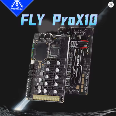 Mellow Fly ProX10 Klipper Destekli 10 Sürücülü Yazıcı Anakartı