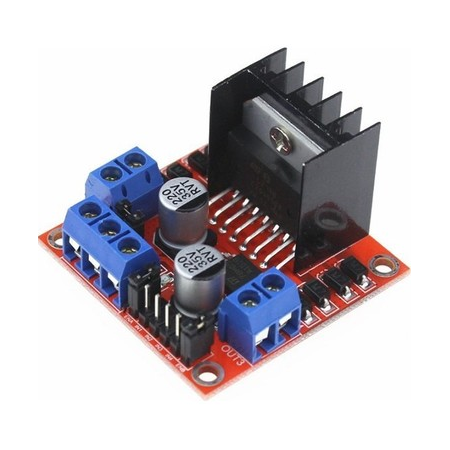 L298N Voltaj Regulatörlü Çift Motor Sürücü Kartı