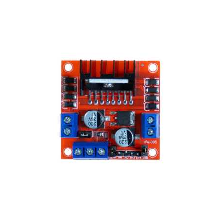 L298N Voltaj Regulatörlü Çift Motor Sürücü Kartı