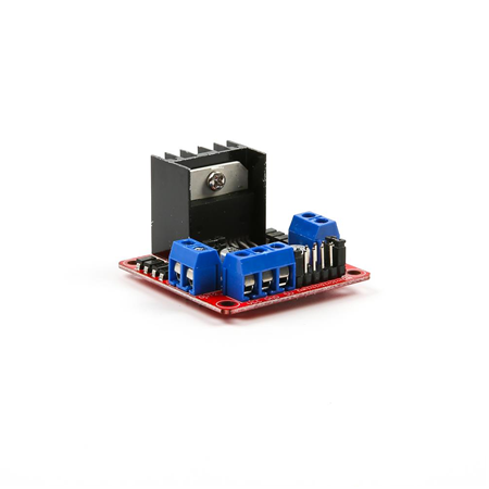 L298N Voltaj Regulatörlü Çift Motor Sürücü Kartı