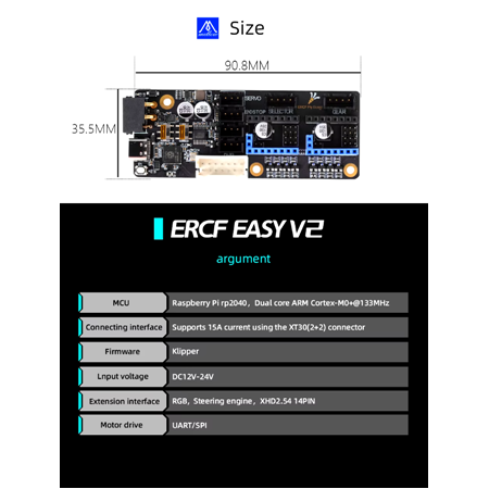 Mellow Fly Easy ERCF V2 MMU Kontrol Kartı