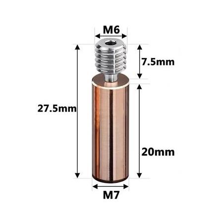 Ender 3 Uyumlu Titanyum Bi Metal Barel