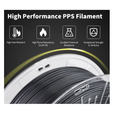 Silver Marka PPS-TF Filament (1.75mm / 1Kg)