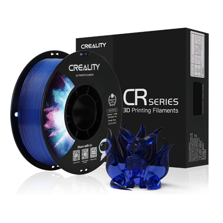 Creality CR-PETG Transparan Mavi Filament 1.75mm 1Kg