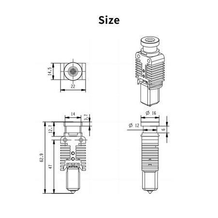 Ender 3 Uyumlu Bambu Hotend Upgrade Kiti