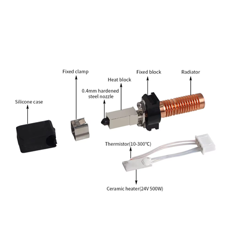 Flashforge Adventurer 5M / 5M Pro Uyumlu Hotend