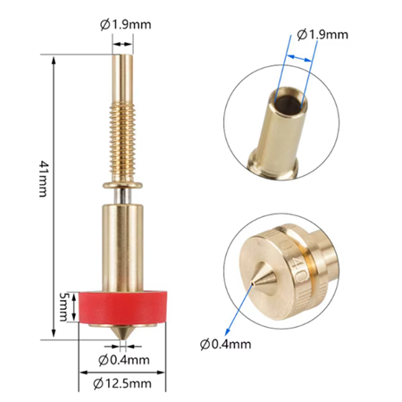 E3D Revo Nozzle Çeşitleri