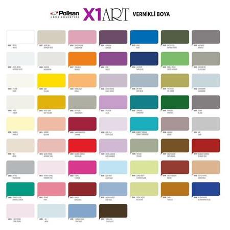 Polisan X1 Art Multisurface Hobi Boyası 120 ml (Tüm Renkler)*