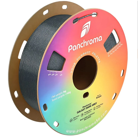 Polymaker Panchroma Galaxy PLA Filament Koyu Gri