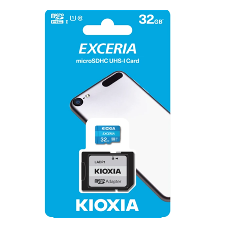Kioxia 32GB Exceria MicroSDHC UHS-1 Class-10
