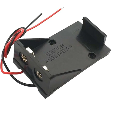 9 Volt İçin 2.1 mm Pil Yuvası Jack’sız ( IC-232C)