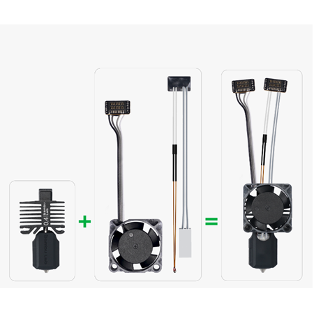 Bambu Lab P1 Serisi 0.4mm Sertleştirilmiş Çelik Hotend Seti