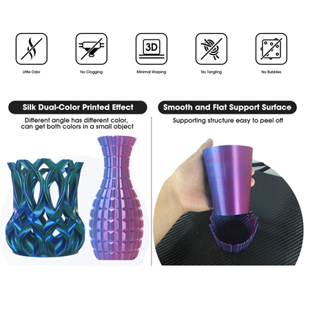 eSUN PLA-Silk Magic Filament Çeşitleri 1.75mm 1 Kg