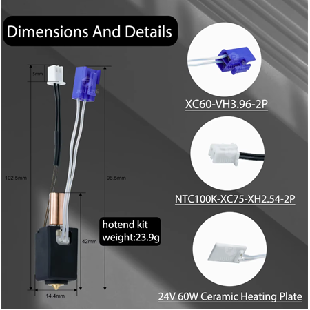 Artillery Sidewinder X1/X2 Uyumlu Upgrade Hotend
